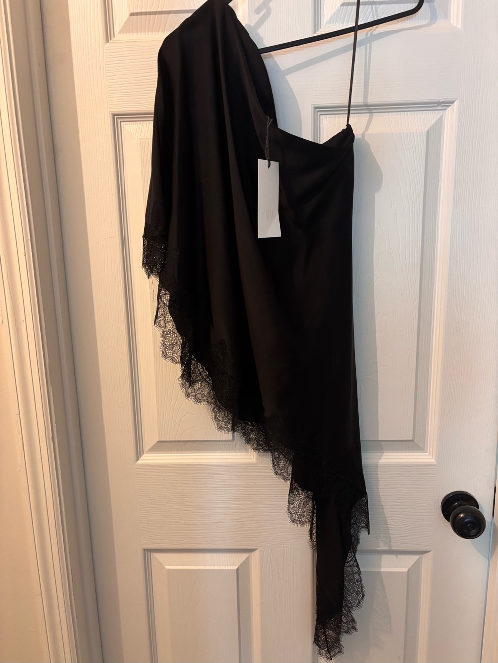 ZARA one shoulder asymmetrical top M BNWT